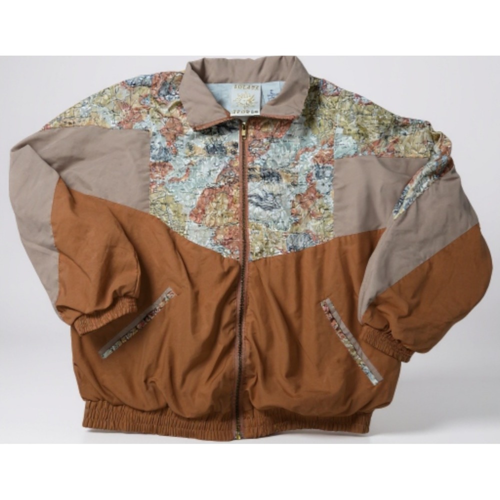Vintage 90's SOLARE SPORTA Windbreaker Jacket Size Small